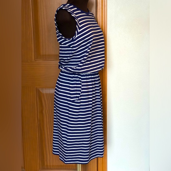 NWOT BODEN s4 dress Cotton/modal blend Elastic waist Side pockets Short length - Picture 2 of 7